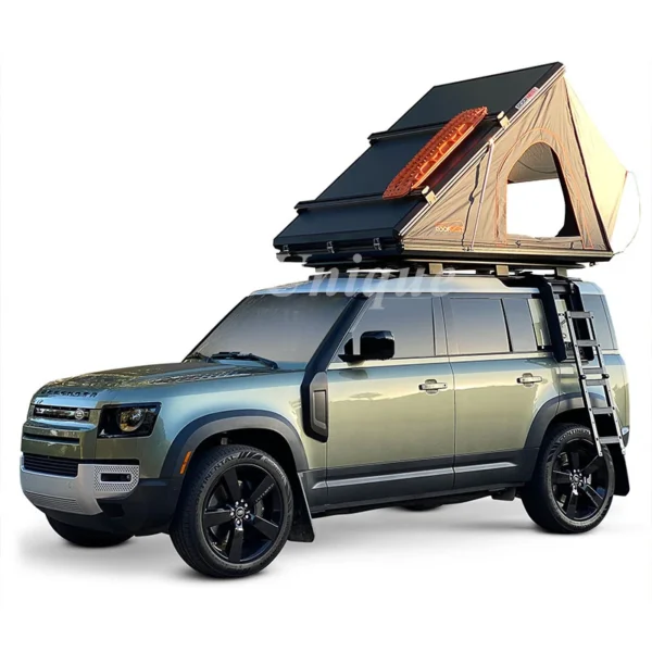 Aluminum Alloy Triangle Folding Roof Tent, Outdoor Travel Suv Car Tent, Hydraulic Automatic