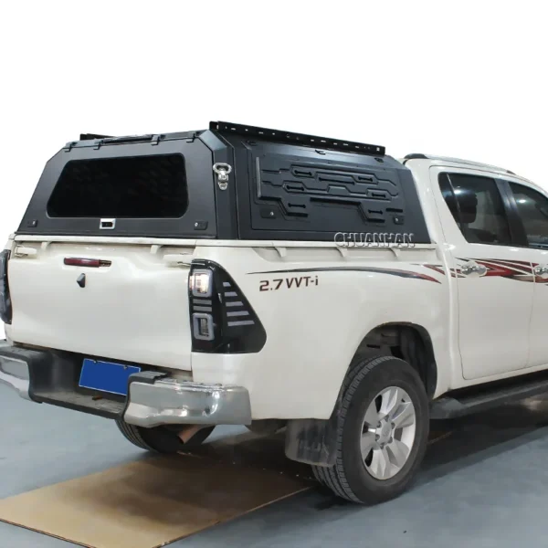 Pick up Truck 4X4 Car Accessories Stainless Steel Hard Top Bed Cover Aluminum Alloy ute tray and canopy for Toyota Hilux Revo - Image 4