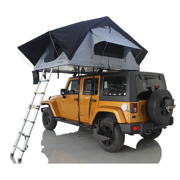 Camping Tent 1-3 Person Polycotton Waterproof 4x4 Off-road Travelling Foldable Car Truck Camping Soft Shell Roof Top Tent