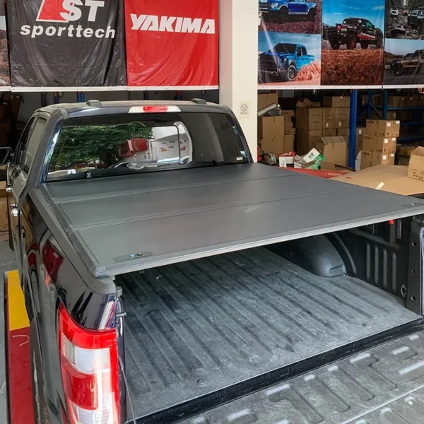 Custom New Arrival 4x4 Pickup Bed Trifold Cover for 2020 toyota hilux Revo tray cover - Image 3