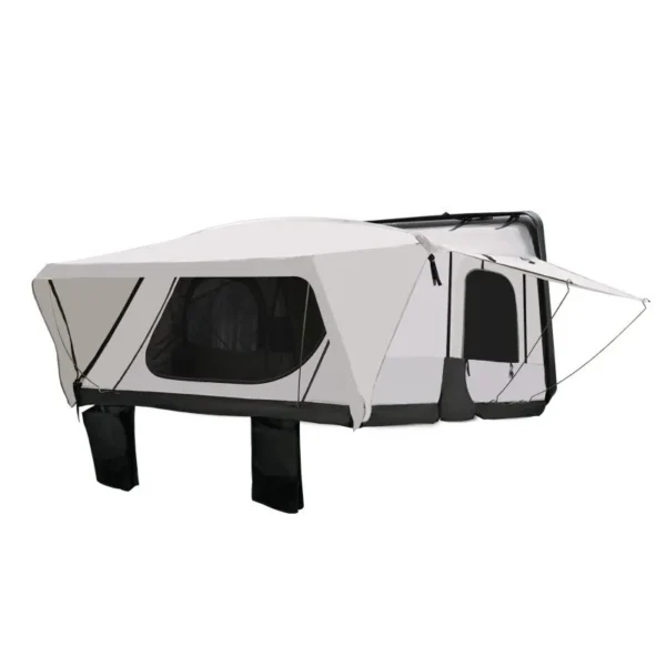 Outdoor Camping Self-Driving Travel 3-4 People Hard Roof Flip Car Roof Tent - Image 5